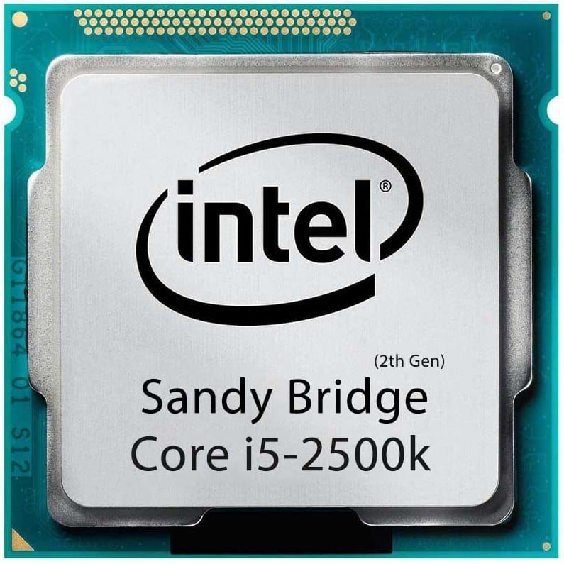 سی پی یو اینتل مدل Intel Core i5 2500K