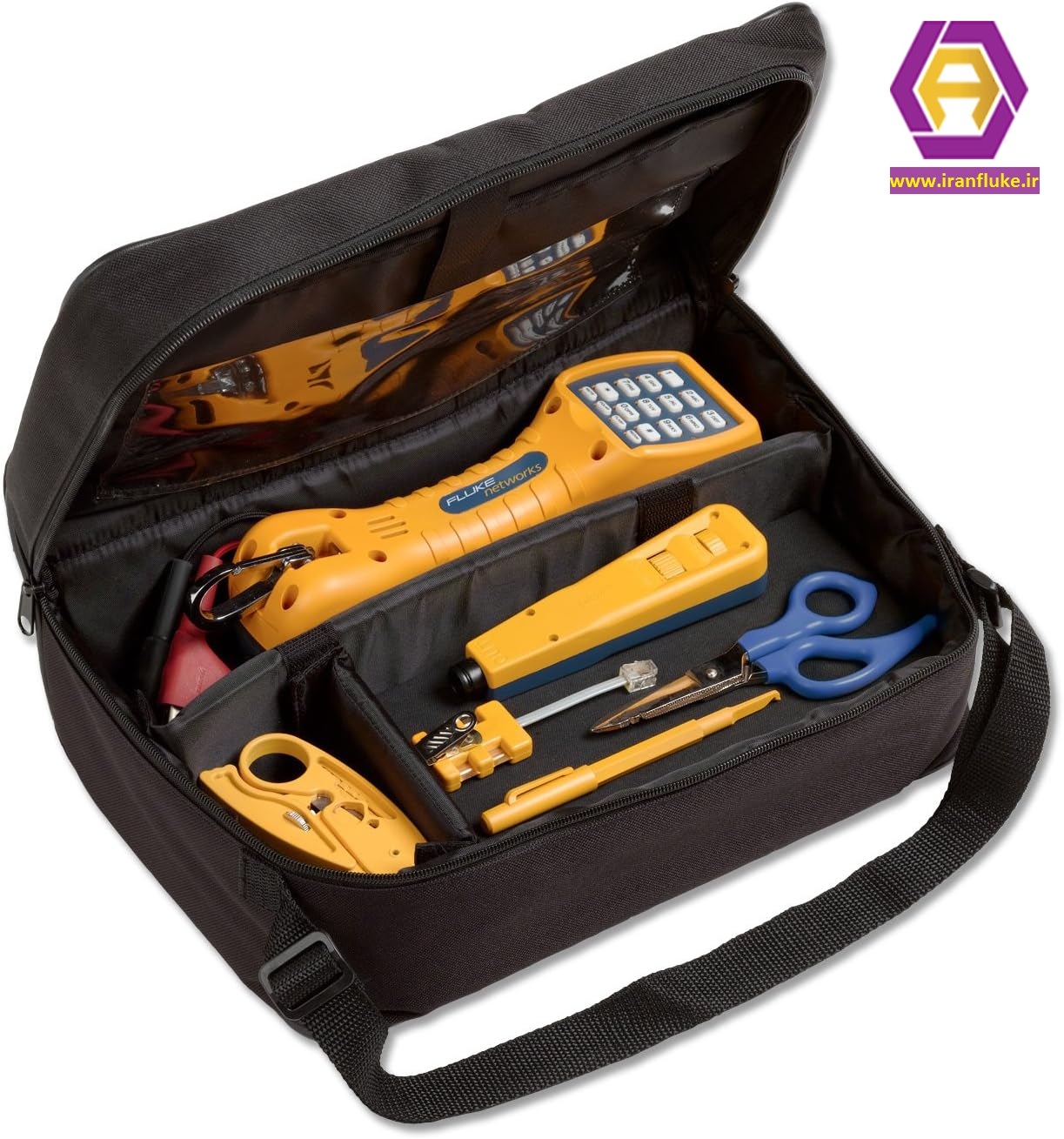 کیف ابزار مخابراتی فلوک Fluke Networks 11290000 Electrical Contractor Telecom Kit