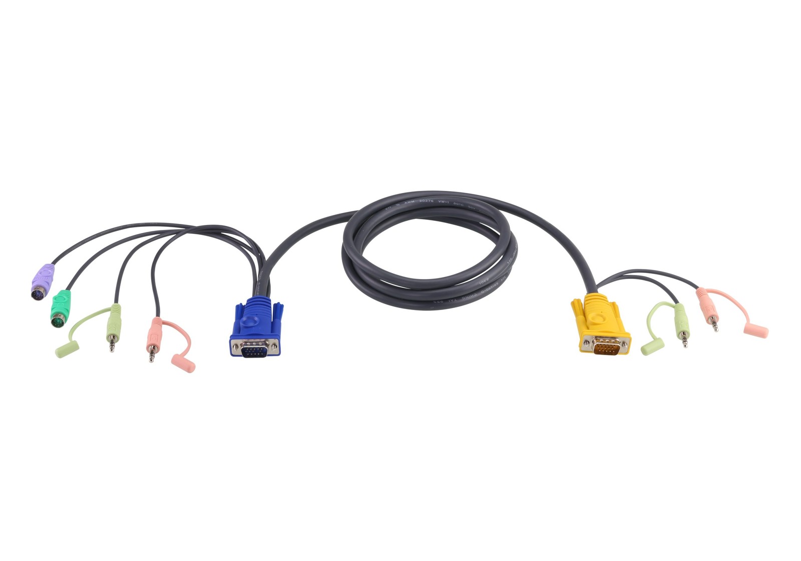 کابل KVM آتن PS/2، VGA و صدا طول 3 متر مدل 2L-5303P