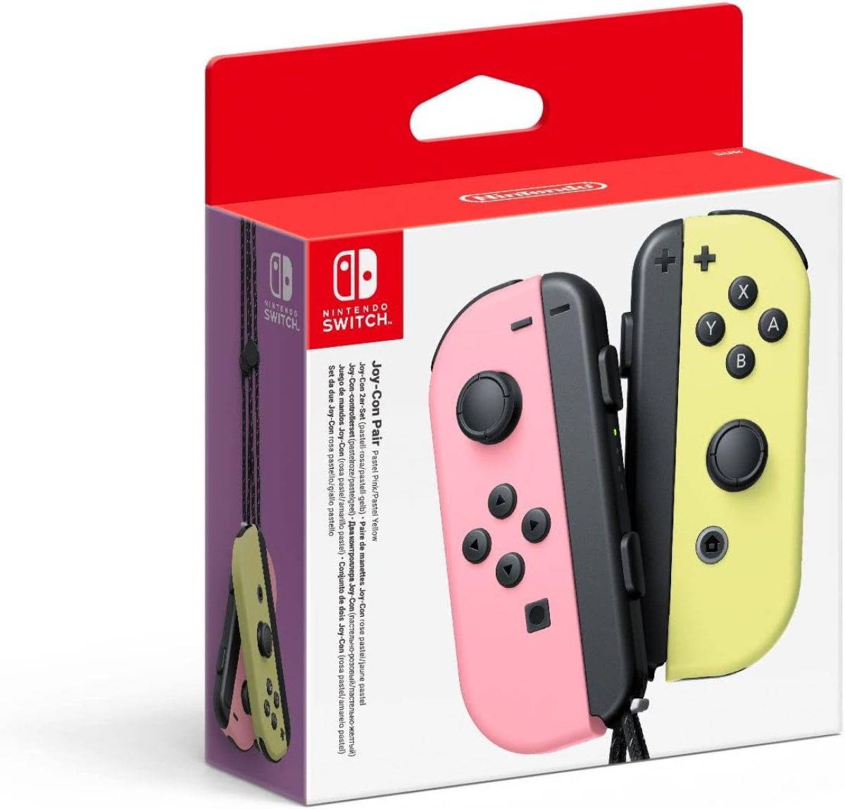 کنترلر Joy-Con Pair مخصوص Nintendo Switch – زرد / صورتی پاستیلی