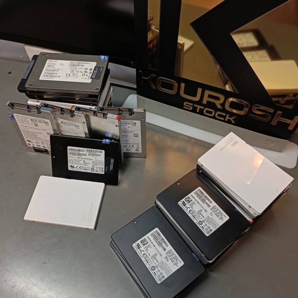 انواع SSD 128 برند و سلامت میکس پک 5 تایی(استوک)