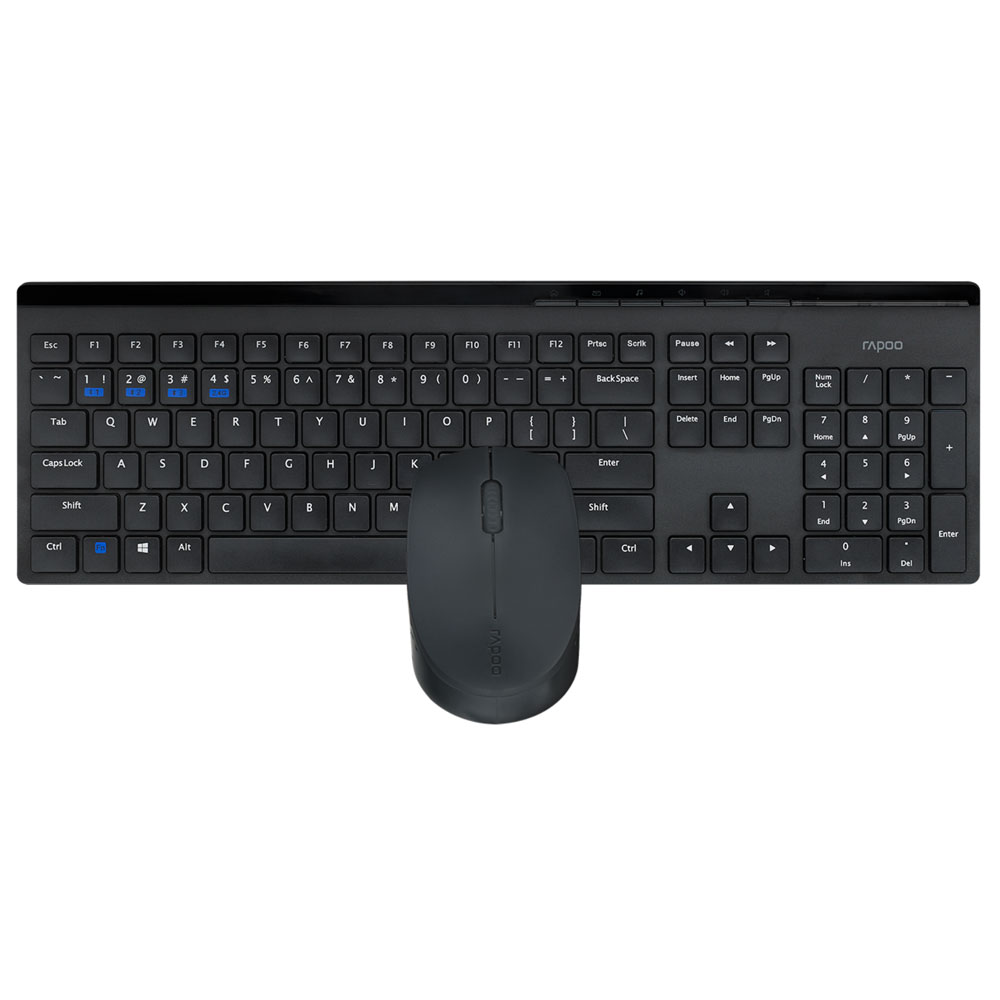 ماوس و کیبورد وایرلس رپو Rapoo 8110M Multi Wireless Mouse & Keyboard