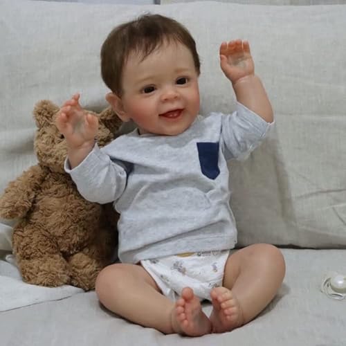Nano Classic 22 inch 55cm Reborn Baby Doll بدنه پارچه ای