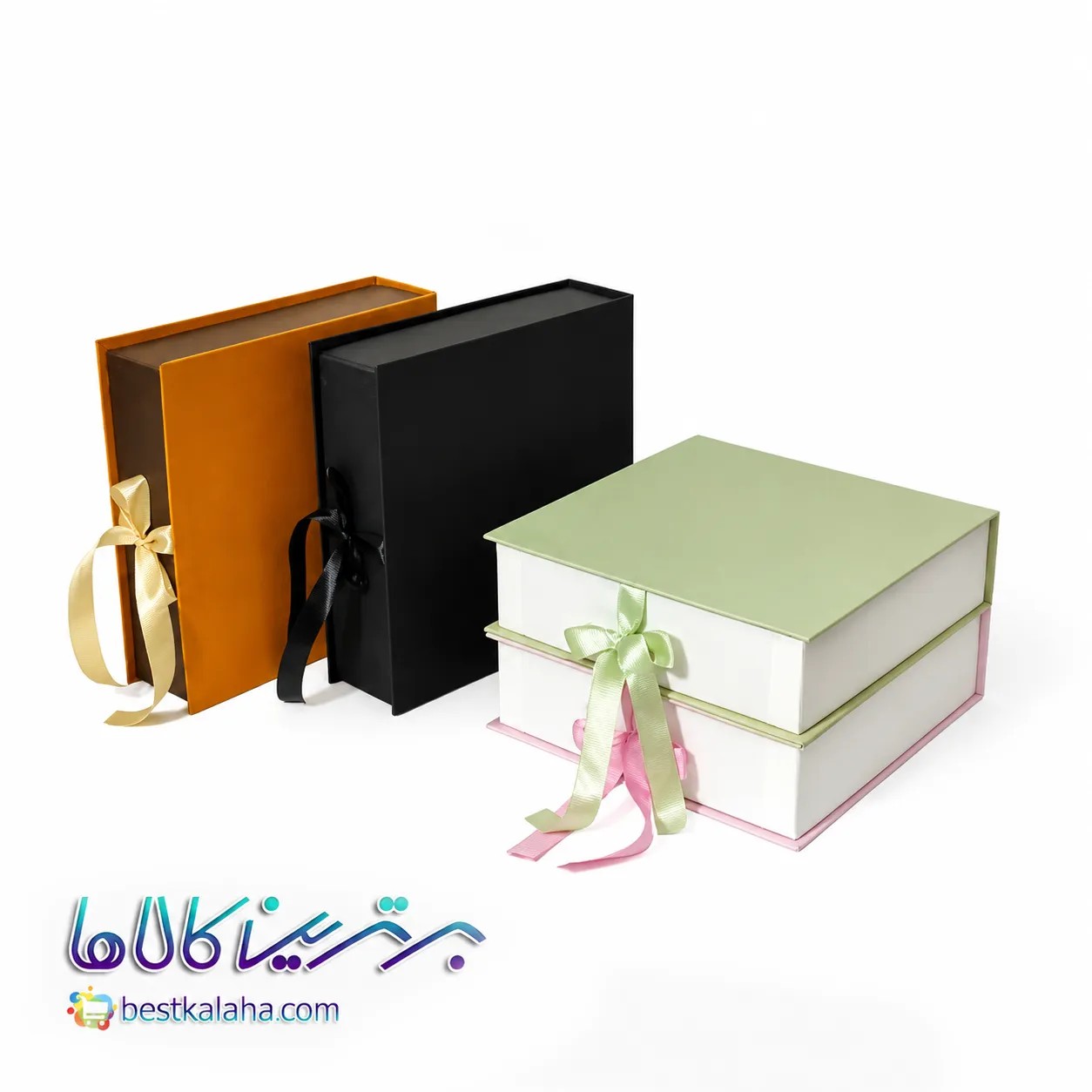 هارد باکس کتابی طلا و جواهر ۸×۸×۳ کد ۳۰۱۲
