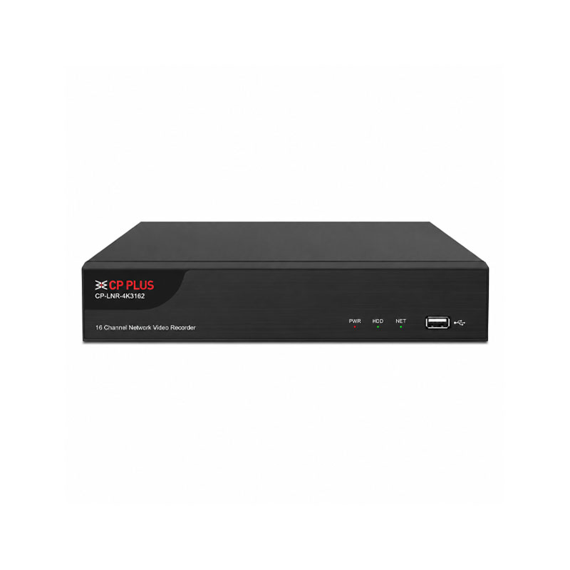 دستگاه CP-LNR-4K3162-CP PLUS (16CH/12MP/2SATA*10TB)-NVR