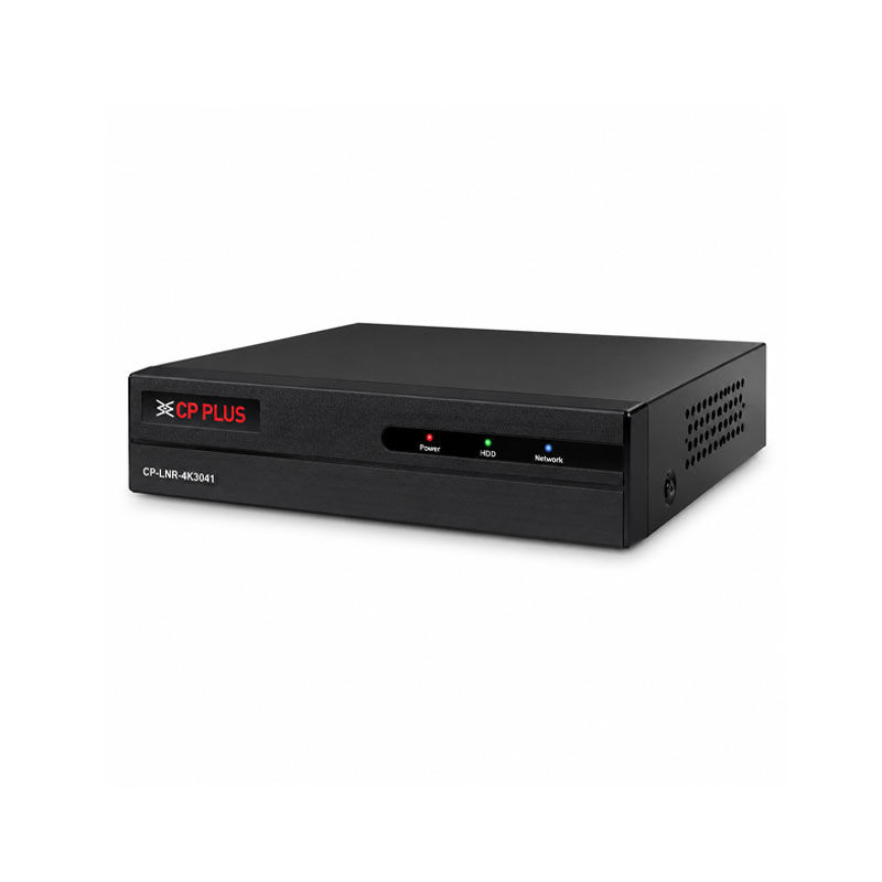 دستگاه CP-LNR-4K3041-CP PLUS (4CH/8MP/1SATA*8TB)-NVR