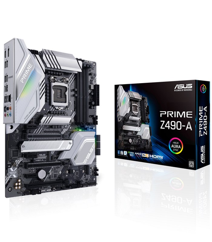 باندل مادربرد ASUS PRIME Z490-A DDR4 LGA1200(استوک)