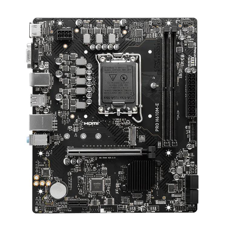 MSI PRO H610M-E D5 Motherboard