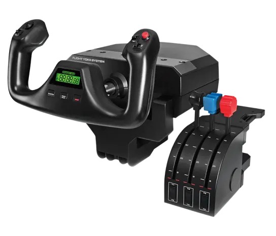 فرمان شبیه‌ساز پرواز لاجیتک Logitech Saitek Pro Flight Yoke System