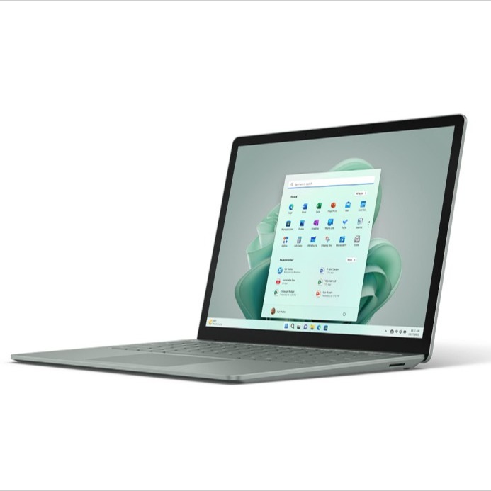 microsoft surface laptop 5 corei5 (12)/ram 8gig/ssd 512/ intel/ 13inch/tuoch /green/openbox