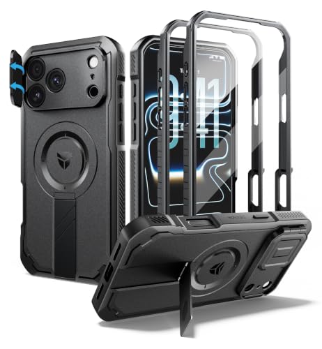 Dexnor for Phone 18 Pro Max Case، [2 قاب جلویی و روکش