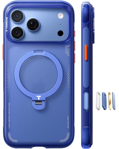 TORRAS Q3 Air for iPhone 18 Pro Case، پایه مغناطیسی 360