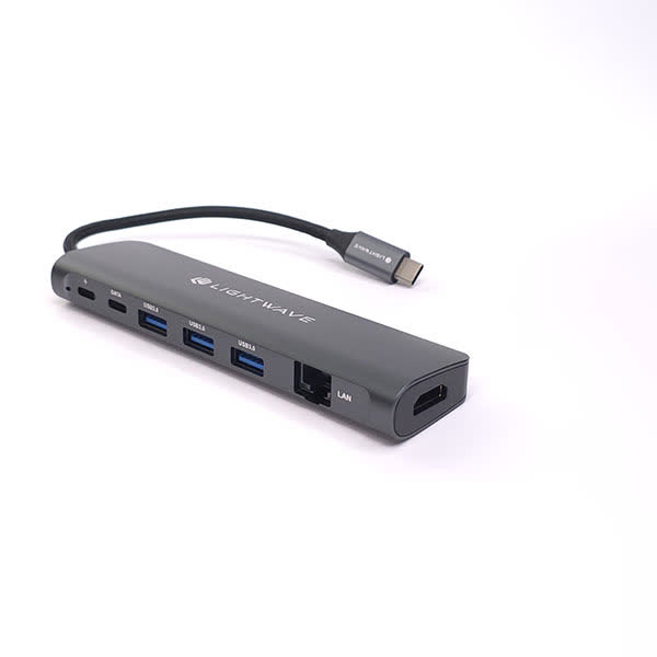 هاب 9 پورت USB-C لایت ویو مدل LW-DOCK-9I1