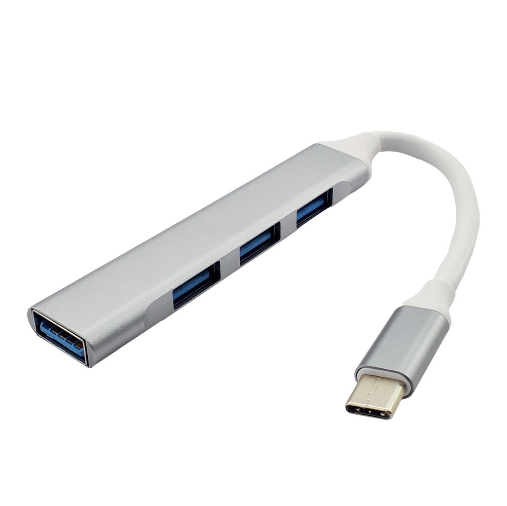 هاب 4 پورت دو کاره TYPE-C TO USB و USB TO USB فلزی