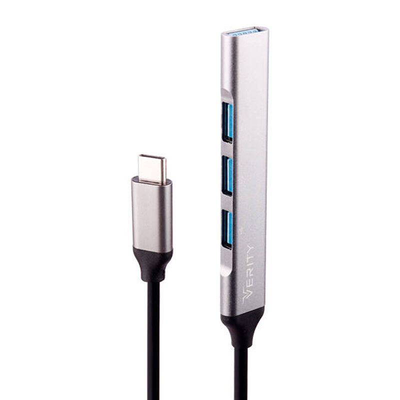 هاب 4 پورت USB3.0 وریتی با رابط Type-C مدل H410 T