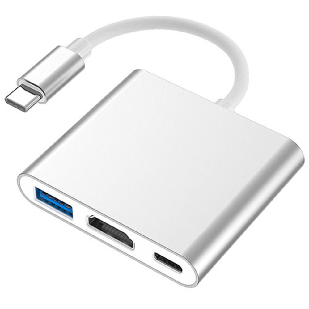 هاب تبدیل Type-C به HDMI و USB3.0 و Type-C