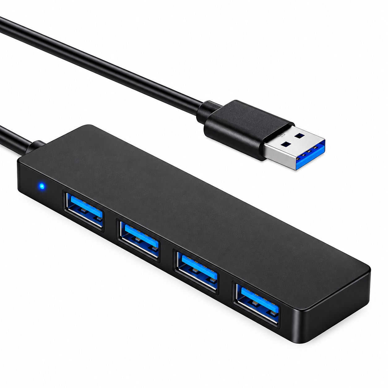 هاب MIKUSO HUB-010 | دارای 4 پورت USB3.0 | کابل 1.2 متری