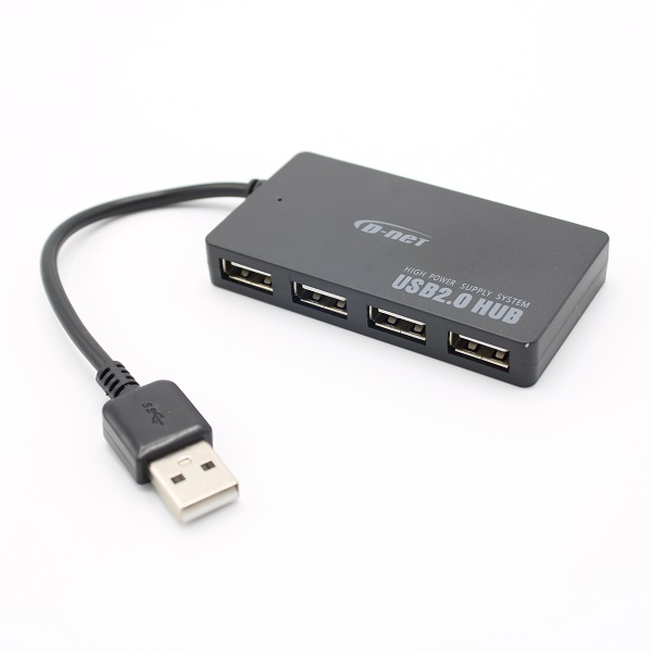 هاب 4 پورت USB 2.0 مستطیلی ( USB HUB ) دی نت
