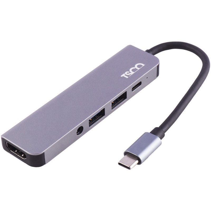 هاب TSCO THU 1160 USB 3.0/HDMI/AUX/Type-C PD To Type-C