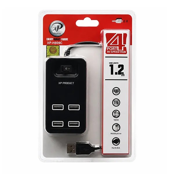 هاب USB کلیددار H-809 ایکس پی XP