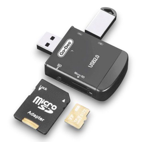 هاب 4 کاره گودس GoDes 4in1 USB GD-DK109 Card Reader