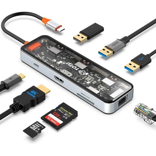 هاب 8 پورت USB-C مدل YL-HB115