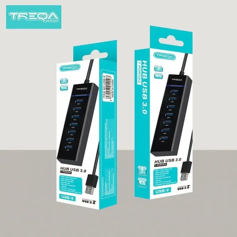 هاب 7 پورت USB 3.0 ترکا (TREQA)