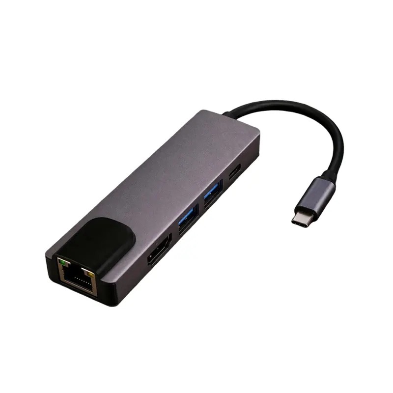 هاب Type-C به 5 پورت ای‌فورتک