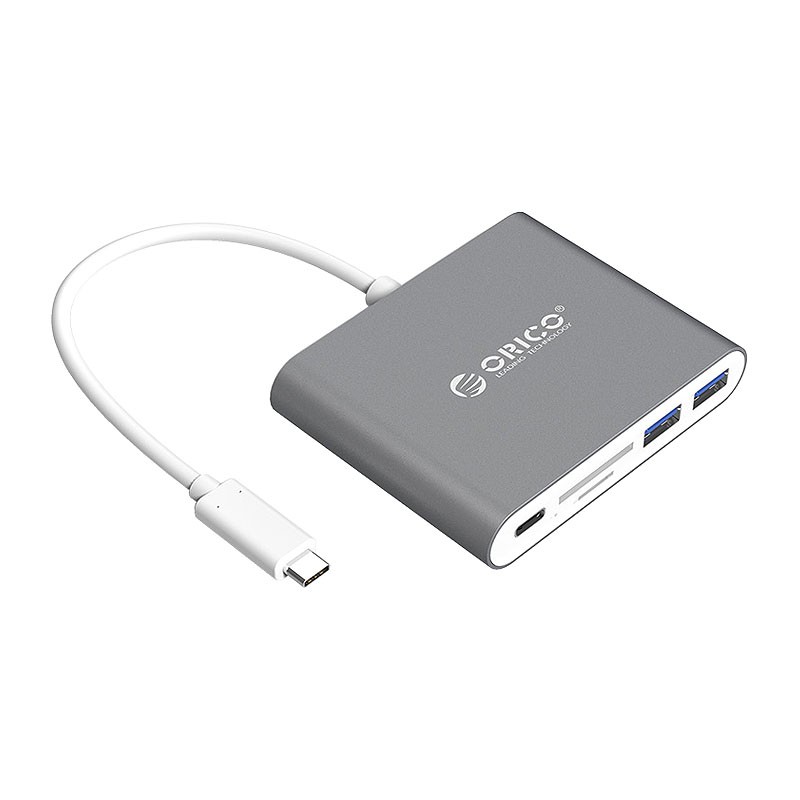 هاب 5 پورت Type C به USB 3.0 با رم ریدر اوریکو RCC2A