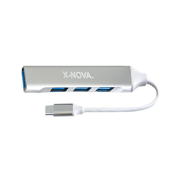 هاب 4 پورت USB3.0 با سری Type-C ایکس-نوا مدل X-NOVA X910 - آرکاتاپ