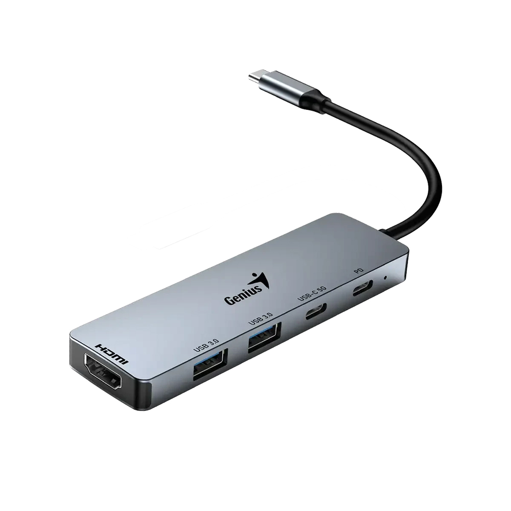 هاب 5 پورت Type C جنیوس Genius UH-500 USB 3.0 Type C HUB, 5 Port