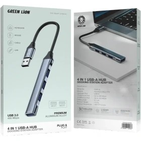 هاب USB Green Lion 4 IN 1 USBA Hub - Docking Station Adapter