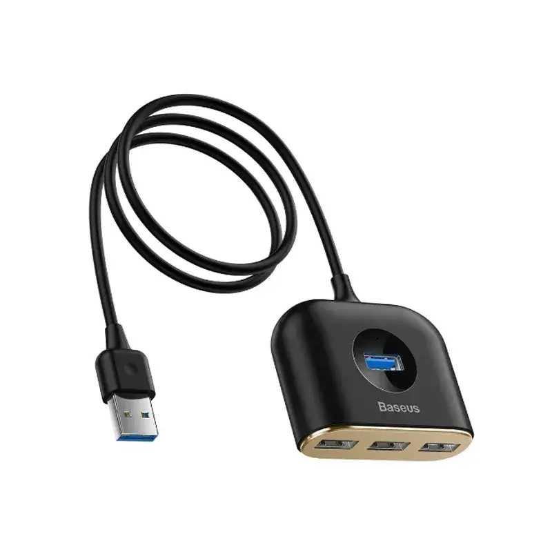 هاب 4 در 1 باسئوس مدل Baseus Square round 4 in 1 USB