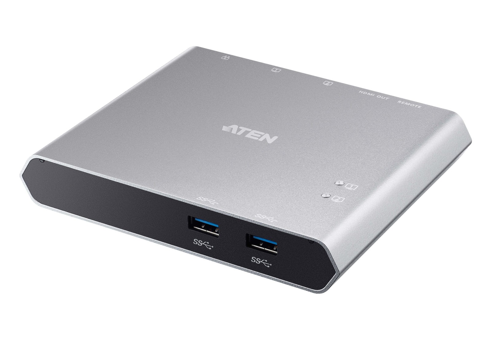 داک سوئیچ KVM دو پورت USB-C و HDMI 4K آتن مدل US3310