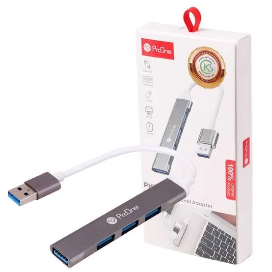 هاب USB PROONE PHU575 4 in 1