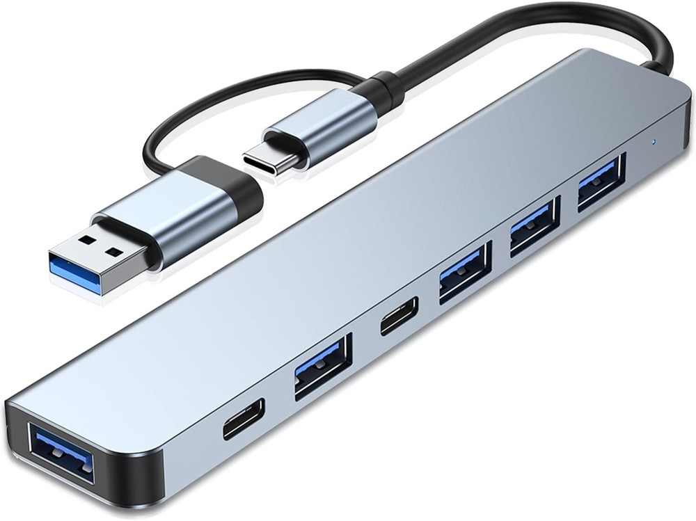 هاب USB C آلومینیومی VIENON ۷ در ۱ USB 3.0 و USB 2.0