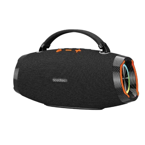 اسپیکر استریو قابل‌حمل با قابلیت اتصال TWS پرودو مدل Porodo Soundtec Nancy Portable Stereo Speaker TWS Pairing