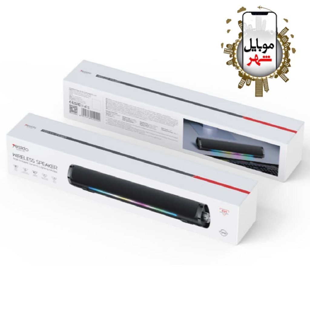 اسپیکر بی سیم با نور RGB یسیدو Yesido YSW27 With RGB Light Wireless Speaker