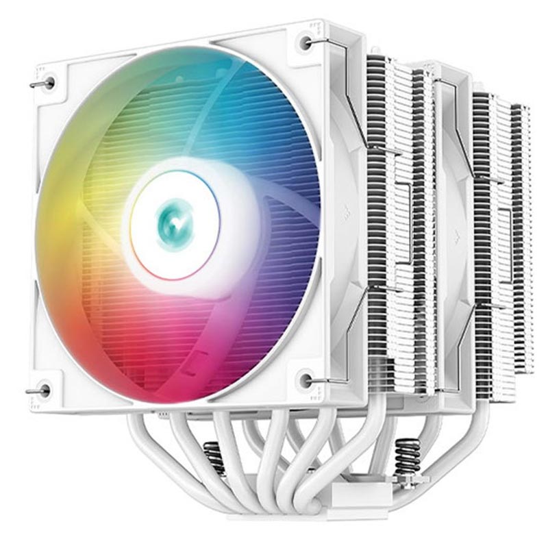 خنک کننده پردازنده دیپ کول مدل DEEPCOOL AG620 DIGITAL WHITE ARGB AIR COOLING DEEPCOOL AG620 DIGITAL WHITE ARGB