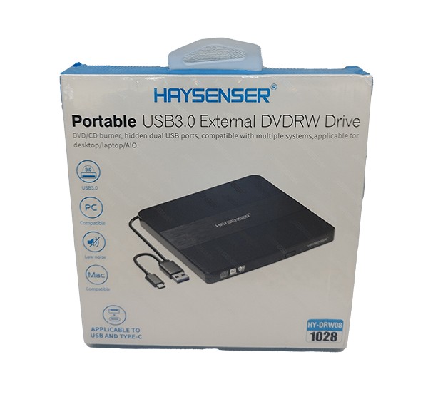 درایو DVD اکسترنال Haysenser USB3.0 (External DVD-RW Drive)
