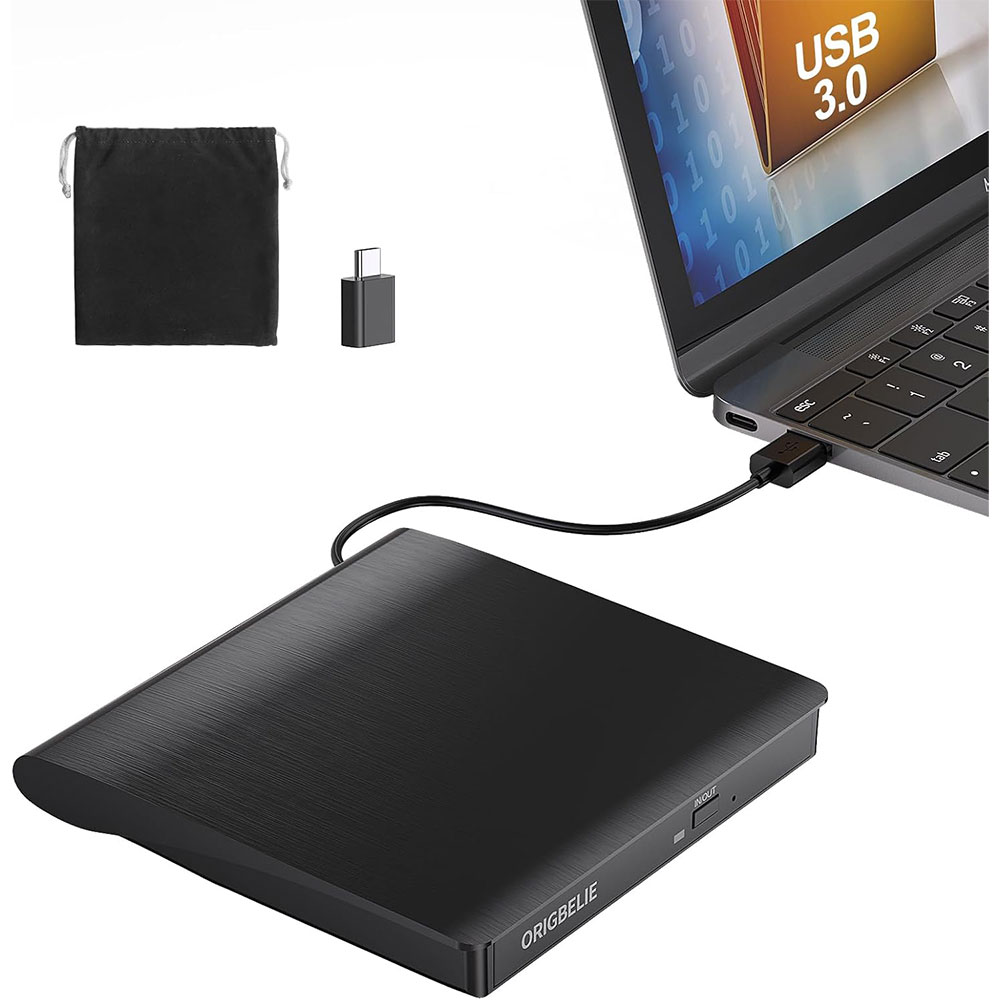 رایتر اکسترنال CD/DVD ORIGBELIE BT524