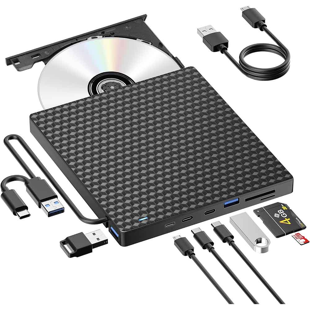 درایو اکسترنال CD DVD برند KADLUN مدل BT669