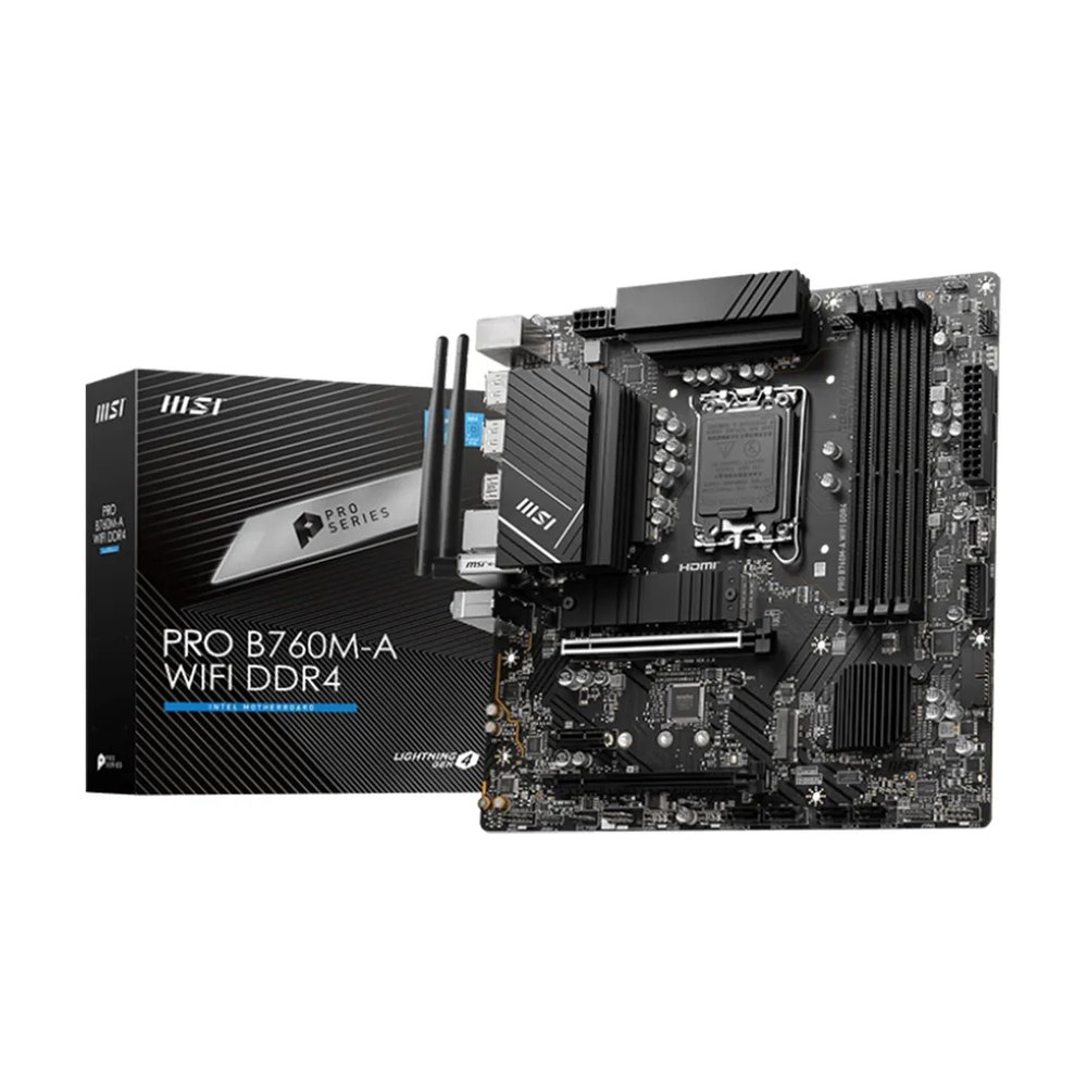 مادربرد ام اس آی MSI PRO B760M-A WIFI DDR4
