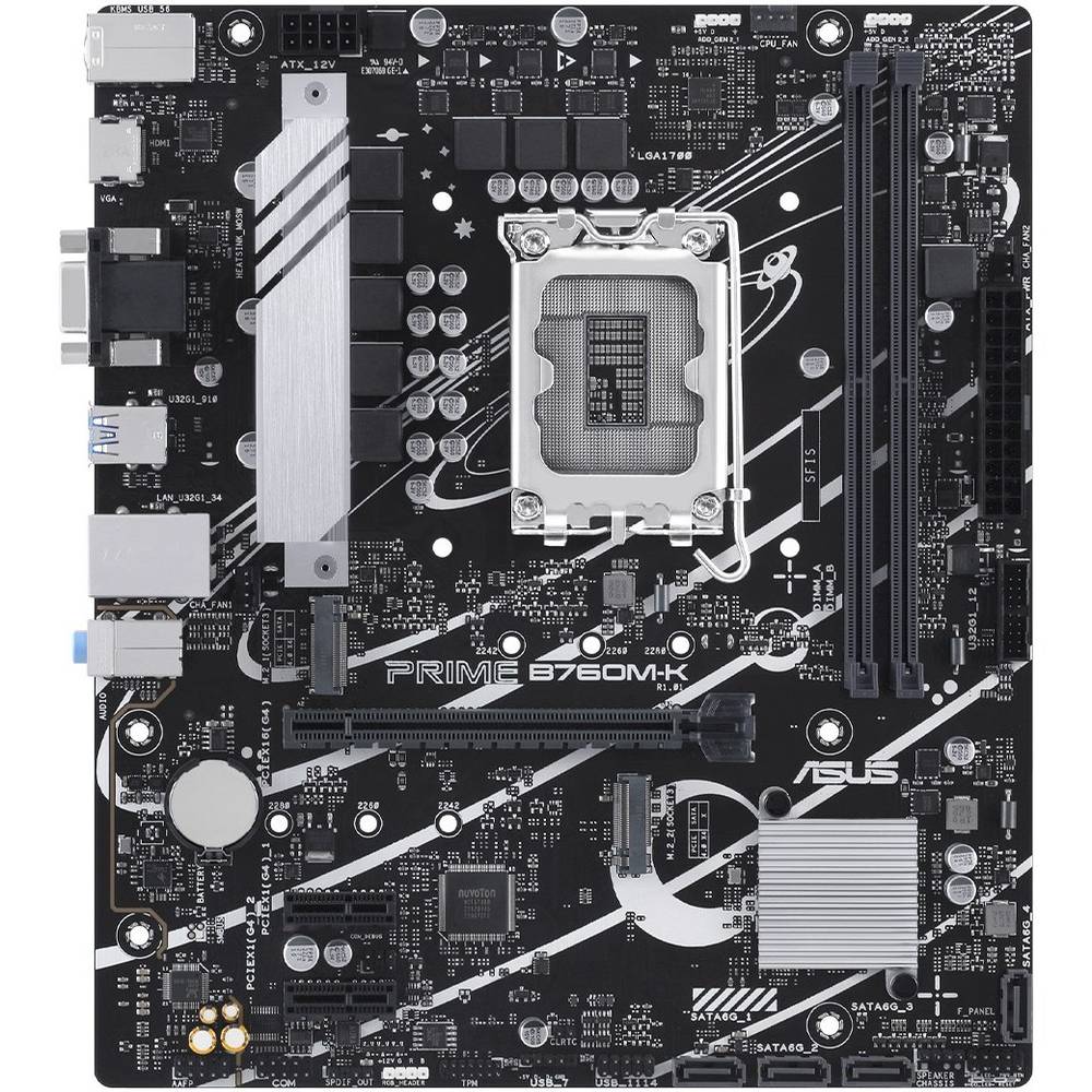 مادربرد ایسوس ASUS Prime B760M-K D4 گارانتی ام ای تی