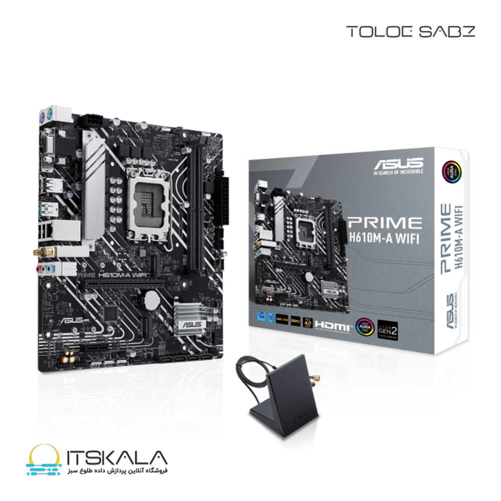 مادربرد ایسوس ASUS PRIME H610M A WIFI