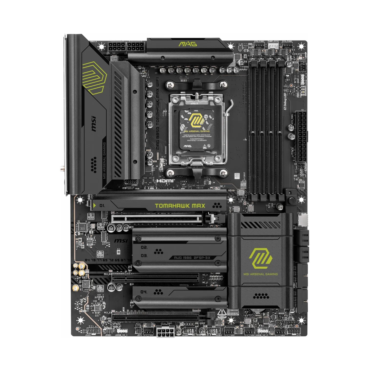 مادربرد ام اس آی MAG B850 TOMAHAWK MAX WiFi DDR5