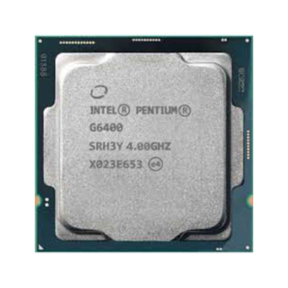 پردازنده کامپیوتر استوک اینتل Pentium Gold G6400 Comet Lake Tray