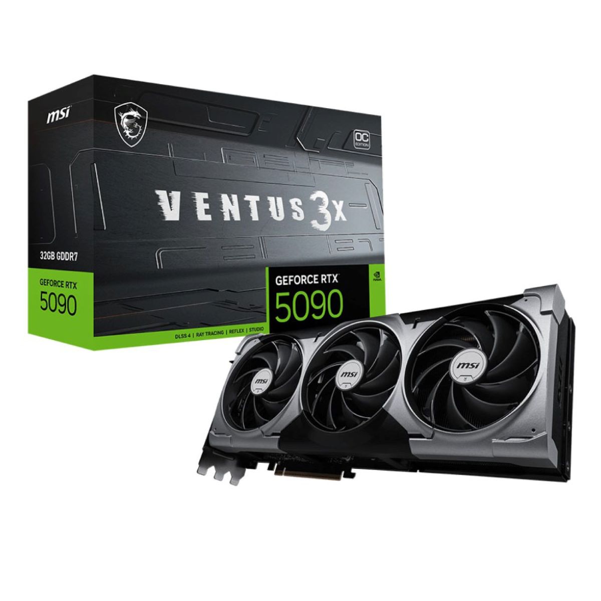 کارت گرافیک ام اس آی RTX 5090 VENTUS 3X 32G OC MSI RTX 5090 VENTUS 3X OC 32G