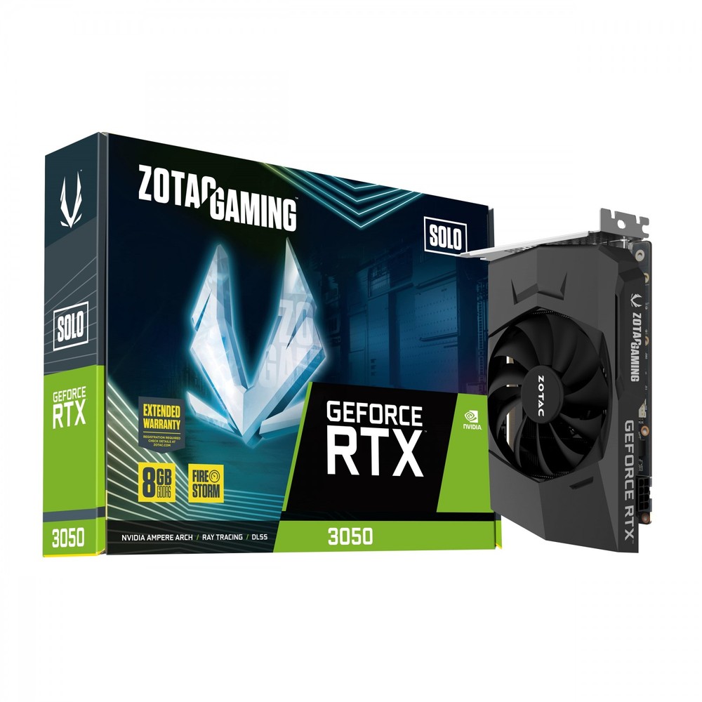 کارت گرافیک ZOTAC RTX 3050 SOLO 6GB 6GB ZOTAC RTX 3050 SOLO 6GB