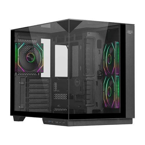 کیس گیمینگ اوست مدل AQ-17TG-B - AWEST AQ-17TG-B GAMING CASE
